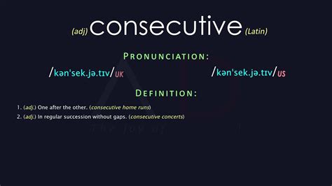 consecutive tagalog|CONSECUTIVE Meaning in Tagalog .